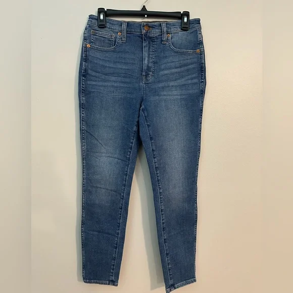 NWT Madewell 10” High Rise Crop Skinny Jeans Size 27 - Picture 3 of 12
